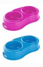 Двойная собачья миска with anti-slide